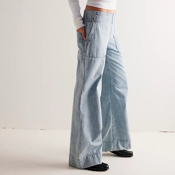 We The Free Breezy Denim PullOn Jeans - Picture 3 of 4